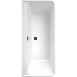 Ligbad Collaro wandm. naadloos Black Matt UBA180COR9CS00VN01