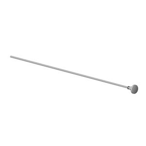 Trekstang v. afvoer. knop 22x410mm chr