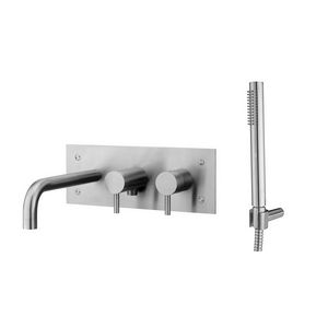 Bad/douche opbouw mengkraan naakt STEEL022AC102