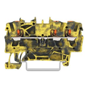 3-draads rijgklem Met drukknop 2,5mm² donkergrijs VVE=100