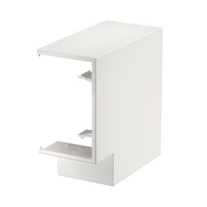 Platte hoek SIGNA BASE 70x110 9010 160x160x74 polycarbonaat