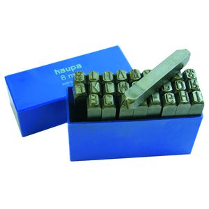 Letterstempels A-Z 3mm DIN1451