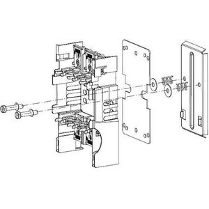 DIN rail montageset v XLP 00
