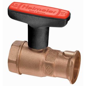 Kogelafsluiter Globo P-S met terugslagklep 11/4" x 11/4