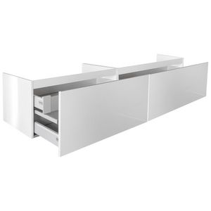 Onderkast 120x45 2 lades hg 1 lade LI greeploos Str. oak Light
