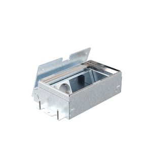 Smartbox+ Vloercontactdoos 65mm 1x wandcontactdoos + 2x M45 leeg deks.inleg 7mm