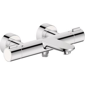 Wave badthermostaat hoh 150mm chroom hoogglans incl. S-koppelingen