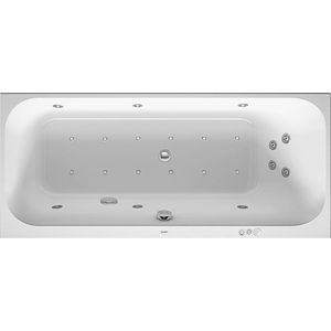 Whirlbad Happy D.2 1600x700mm wit inbouw Combi systeem P