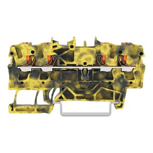 4-draads rijgklem Met drukknop 2,5mm² donkergrijs VVE=100