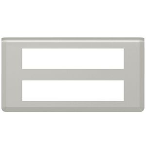 Afdekraam 2x10 module Aluminiumhorizontaal Mosaic