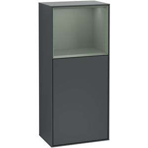Zijkast Finion 418x936x270mm Mid.Blue Matt Lacquer F510GMHG