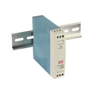 AC-DC Ind. DIN rail voeding 24Vdc 0.42A plastic behuizing