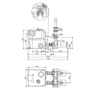 Afvalwaterpomp Multilift MD1.80.80.22.4.50D/450.SL