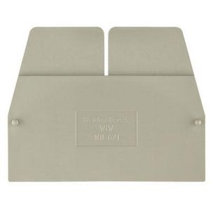 Afsluit- eindplaat h:65mm b:1.5mm, 1068400000 VVE=20