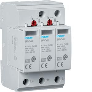 Overspanningsbeveiliging T2 3P 40 kA PV
