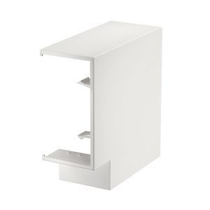 Platte hoek SIGNA BASE 70x130 9010 180x180x74 polycarbonaat