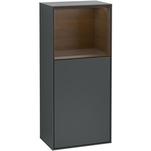 Zijkast Finion 418x936x270mm Mid.Blue Matt Lacquer F510GNHG
