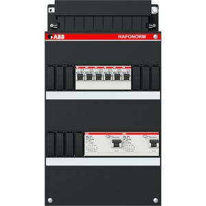 Installatiekast 6x achter 2x30mA 3-f