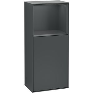 Zijkast Finion 418x936x270mm Mid.Blue Matt Lacquer F510HGHG