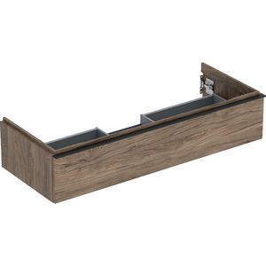 iCon wastafel onderkast met lade 120cm noten hickory