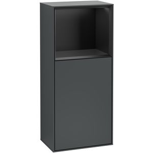 Zijkast Finion 418x936x270mm Mid.Blue Matt Lacquer F510PDHG