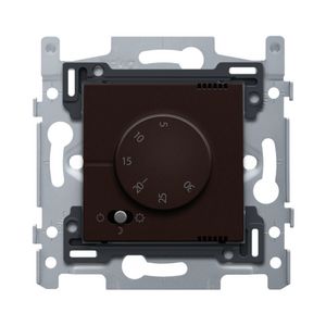 Elektronische thermostaat dark brown