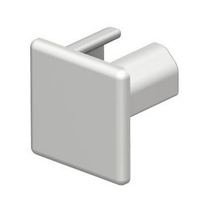 Eindstuk 15x15mm polyvinylchlorid puur wit VVE=10