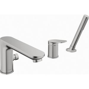 Wave 3-gats badmengkraan rvs geborsteld sprong 200mm