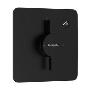 DuoTurn Q afbouwdeel tbv inbouwkraan voor 1 functie mat zwart