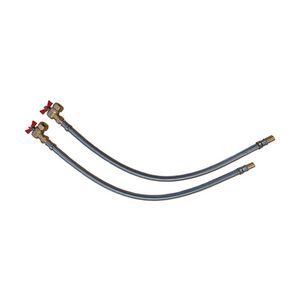 Flexibele CV-aansluit set incl. kogelkranen
