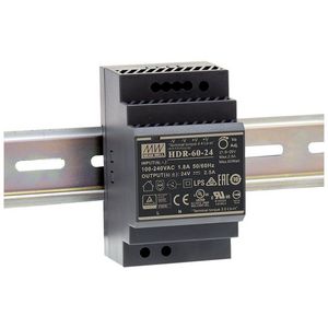 AC-DC DIN rail voeding smal 85-264VAC 24VDC 2.5A