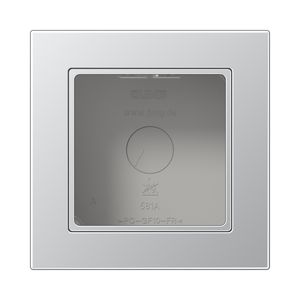 Opbouwkap A550 aluminium 1-voudig