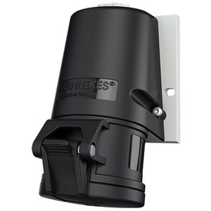Wandcontactdoos 16A 4-polig  7H 500V IP44