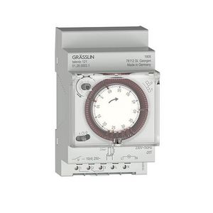 Schakelklok analoog DIN-rail 60min programma 230VAC 50Hz