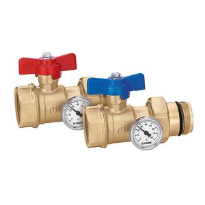 Set kogelafsluitermet staartstuk met o-ring 1.1/4"x1.1/4