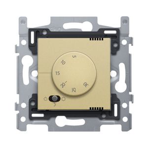 Elektronische thermostaat gold coated