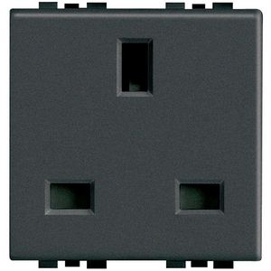 Wandcontactdoos BS 2 modulen Livinglight