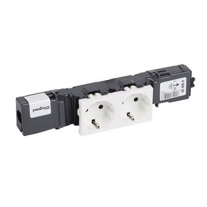 Wandcontactdoos Snap-on 2-voudig standaard/GST18i3