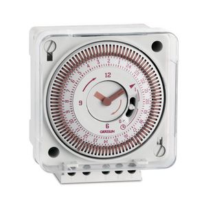 Schakelklok analoog Tactic 111.1 universeel 24u 230VAC 50Hz