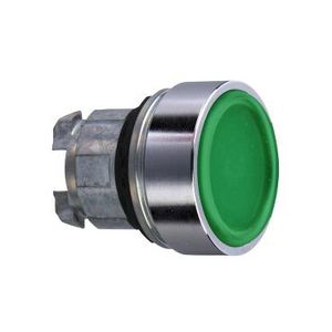 Drukknop Verzonken Terugvering Ø22mm Groen chroom