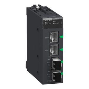 Fiber Converter Modicon X80 MM/LC 2 kanalen 100Mb Gehard