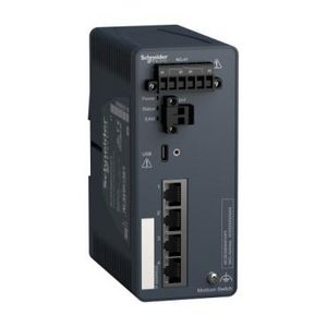 Managed Switch 4 ports for copper Modicon