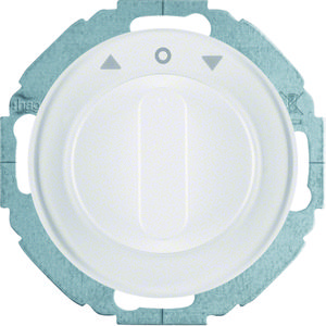 Jaloezieschakelaar 1-p + centraalstuk Serie R.classic wit