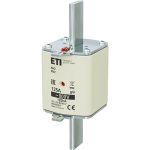 Zekering NH2 gG 125A/800V VVE=3