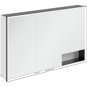 Opbouw Spiegelkast My View+ 1200x750x168mm Pure White
