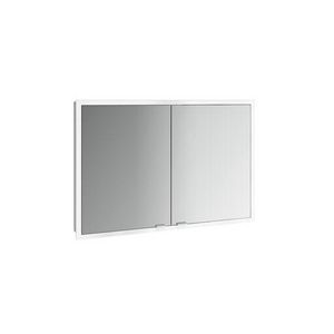 Prime slim LED spiegelkast 1000mm 2 deuren inb. alu/alu/spie