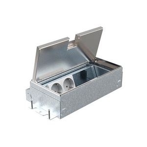 Smartbox Pro Vloercontactdoos 65mm 2x wandcontactdoos + 2xM45 leeg X10 deksel