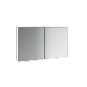 Prime slim LED spiegelkast 1200mm 2 deuren inb. alu/spiegel