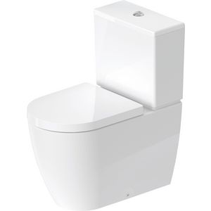 Staand closet tbv duoblok wit hoogglans 650mm ME by Starck (excl. zitting / reservoir)