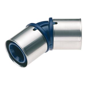 Kniekoppeling 45° persaansluiting TIGRIS K1 75x75mm